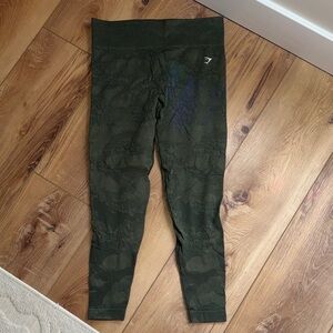 Army Green Gymshark Leggings